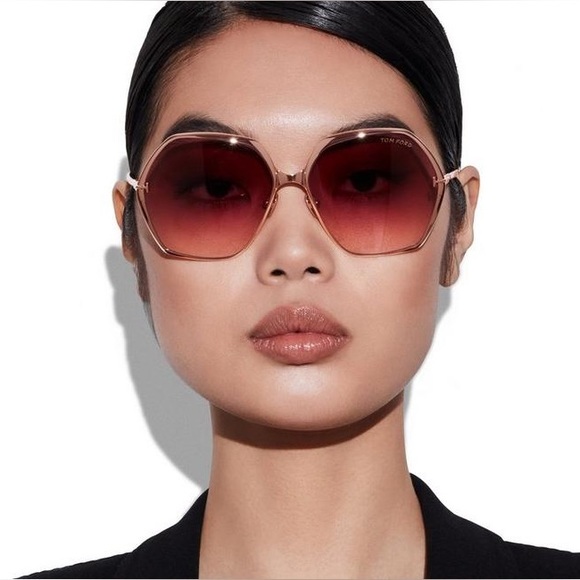 NWT TOM FORD Geometric Sunglasses - Picture 16 of 16